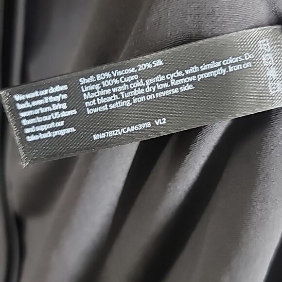 Eileen Fisher Notch Collar Open Front elvet Jacket/ Cardigan in Black - Picture 8 of 10